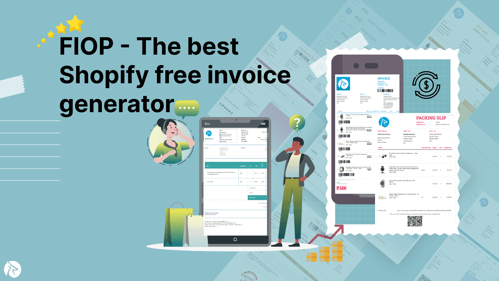 The Best Shopify Free Invoice Generator - Fordeer: Invoice Order Printer