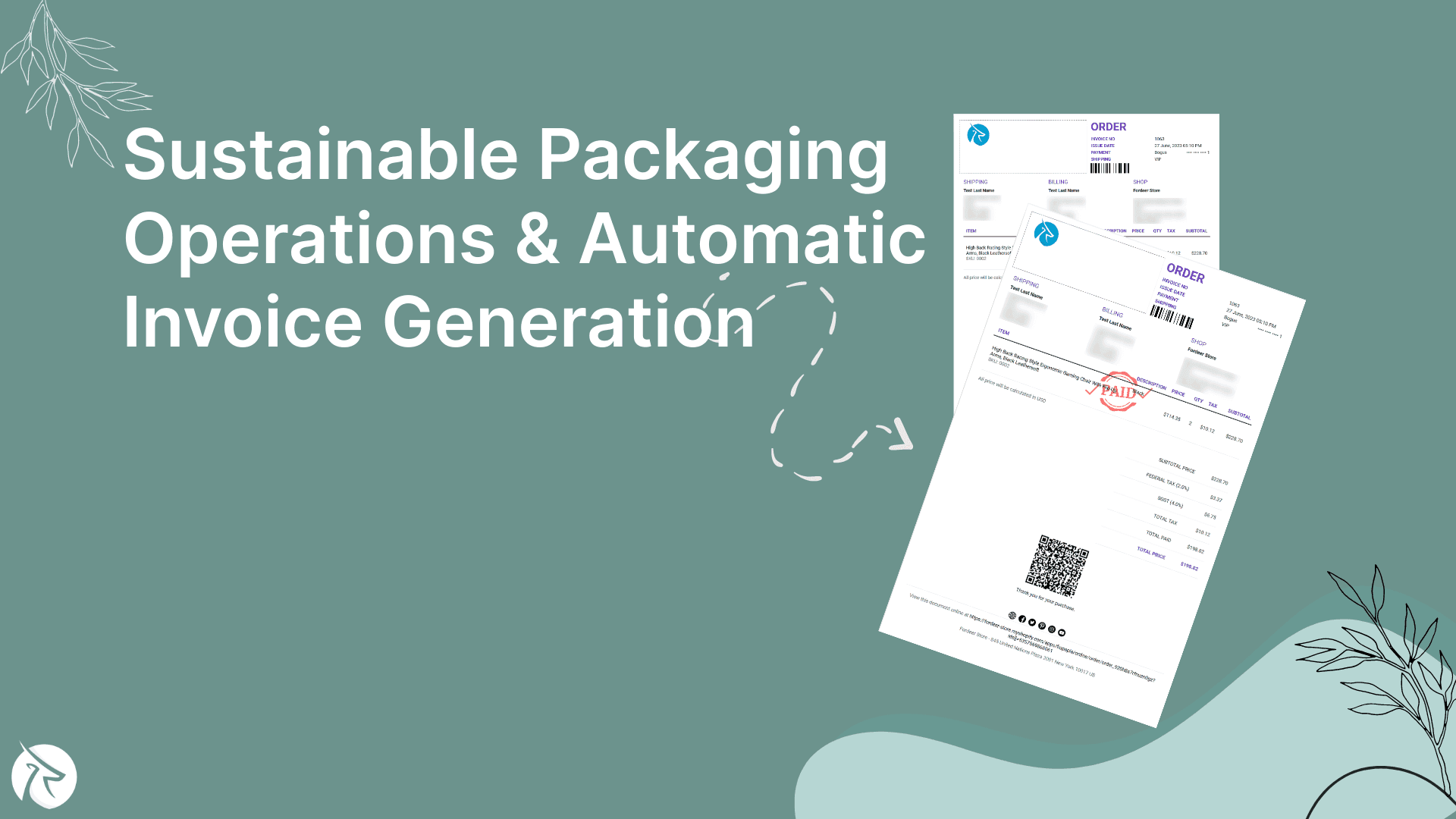 Streamline Sustainable Packaging Operations with Automatic Invoice Generation